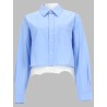 CAMICIA CROP CON LOGO