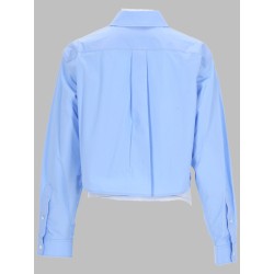 CAMICIA CROP CON LOGO