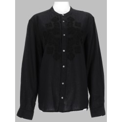 embroidered linen shirt
