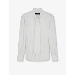 Striped silk shirt