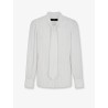 Striped silk shirt
