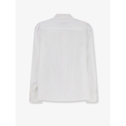 Striped silk shirt
