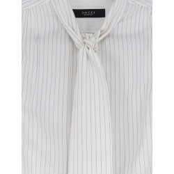 Striped silk shirt