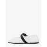 Mesh fabric ballerinas