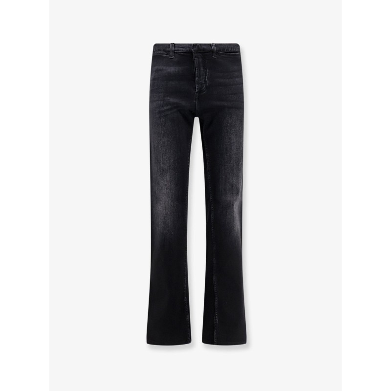 Blue denim jeans with Nastro Web profiles