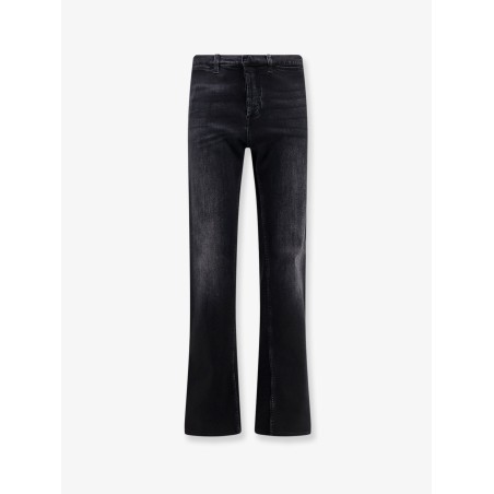 Blue denim jeans with Nastro Web profiles