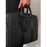 GG Supreme fabric and leather briefcase