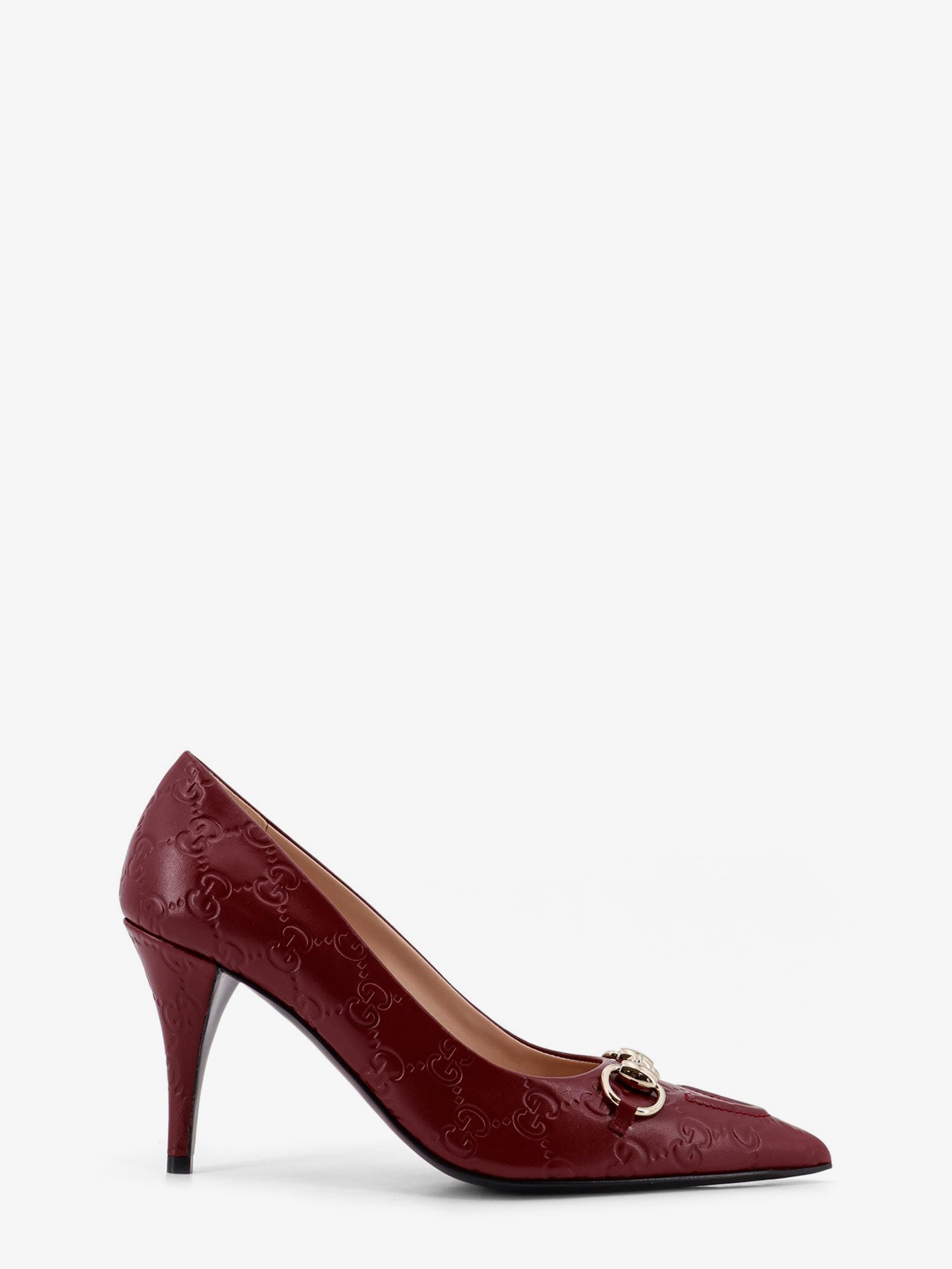 Gucci Rosso Ancora GG leather dÃ©colletÃ© - Orkhan Gurban Online Store