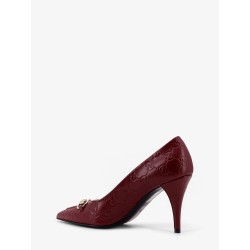 Gucci Rosso Ancora GG leather décolleté