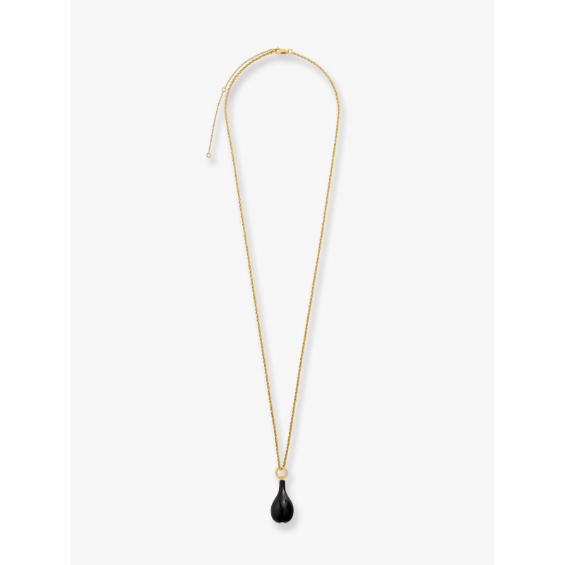Collana Onyx Drop in ottone riciclato