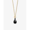 Collana Onyx Drop in ottone riciclato