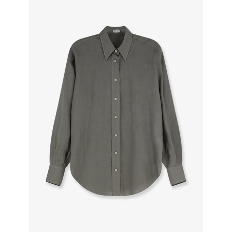 Linen shirt with Monili detail