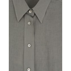 Linen shirt with Monili detail