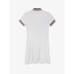 Stretch cotton piquet mini dress
