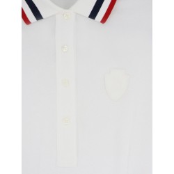 Stretch cotton piquet mini dress
