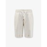 Linen bermuda shorts with drawstring