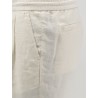 Linen bermuda shorts with drawstring