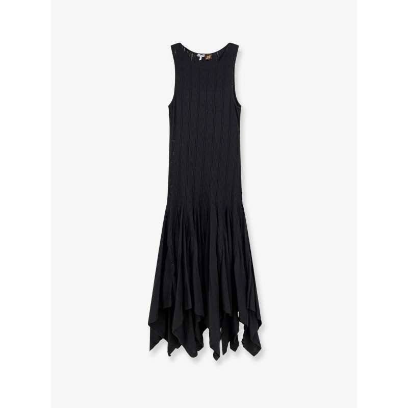 Paula's Ibiza embroidered cotton long dress