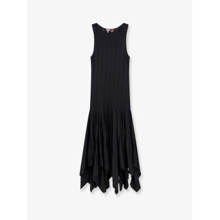 Paula's Ibiza embroidered cotton long dress