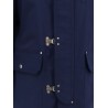 Water-resistant jacket with hooks