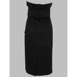 ABITO MIDI CON DRAPPEGGIO