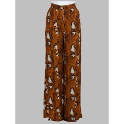 PANTALONE IN VISCOSA CON STAMPA