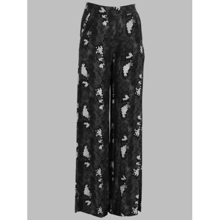 PANTALONE IN VISCOSA CON STAMPA