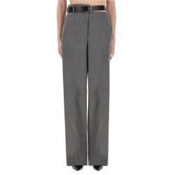FLANNEL PANTS WITH BELT