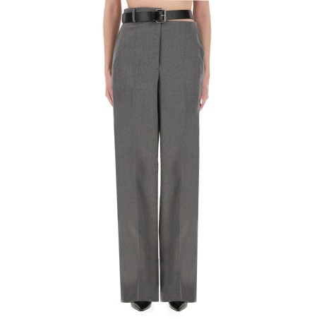 FLANNEL PANTS WITH BELT