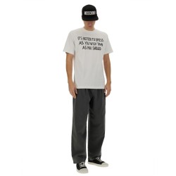 "MESSAGE PRINT" T-SHIRT