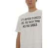 "MESSAGE PRINT" T-SHIRT