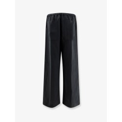 Linen and lyocell blend trousers