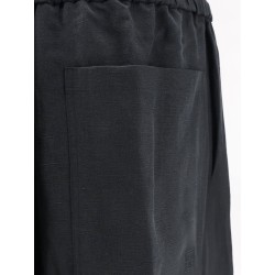 Linen and lyocell blend trousers