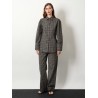 Cotton shirt with check pattern