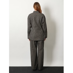 Cotton shirt with check pattern