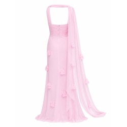 ABITO IN GEORGETTE CON FOULARD