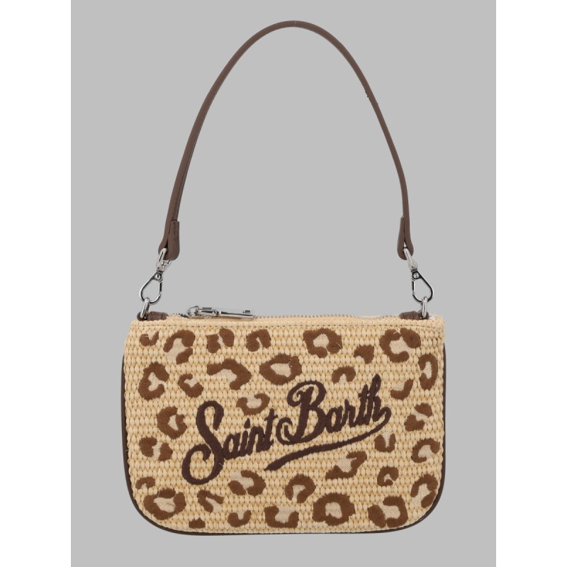 POCHETTE "PARISIENNE" MINI EFFETTO PAGLIA