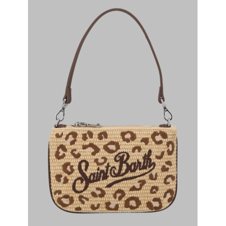 POCHETTE "PARISIENNE" MINI EFFETTO PAGLIA