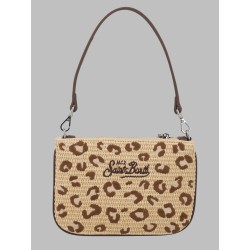 POCHETTE "PARISIENNE" MINI EFFETTO PAGLIA