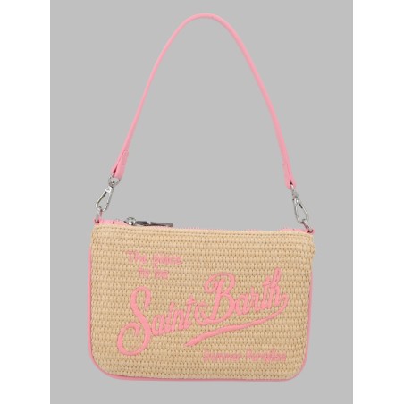 POCHETTE "PARISIENNE" MINI EFFETTO PAGLIA