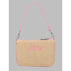 POCHETTE "PARISIENNE" MINI EFFETTO PAGLIA