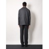 Double-breasted virgin wool blend coat