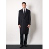 Cashmere coat with satin lining