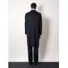Cashmere coat with satin lining
