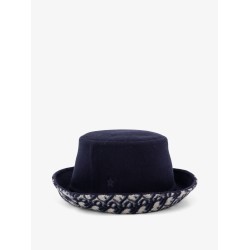 Virgin wool and silk cloche
