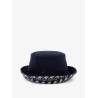 Virgin wool and silk cloche