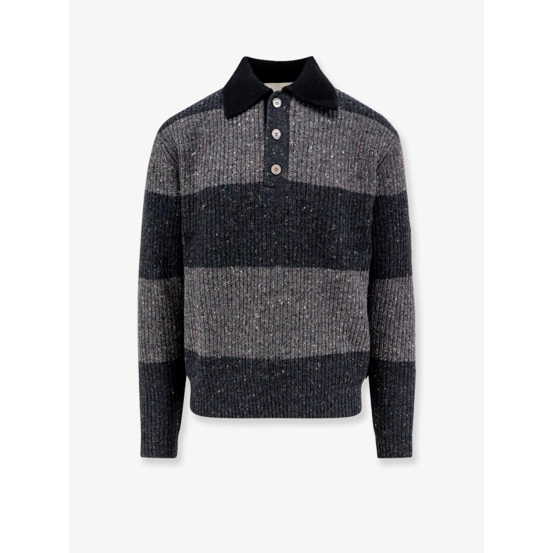 Unisex Chunky Rugby wool blend sweater