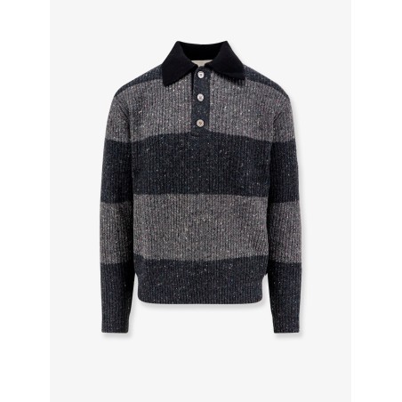 Unisex Chunky Rugby wool blend sweater
