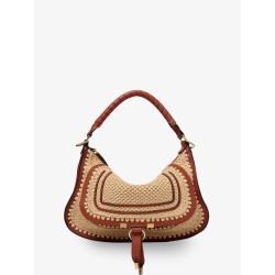 Marcie raffia shoulder bag
