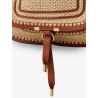 Marcie raffia shoulder bag
